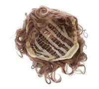 FRCOLOR Wig For Women Short Curly European Style Heat Resistant Synthetic Fiber Quick Styling Ladies Fake Hair For Role Play And Everyday Use