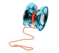 FRCOLOR Yo Yo Professionnel Alliage Non Réactif pour Garçon Fille de Plein Air Robuste et Portable Balle de Jeu pour Débutants et Amateurs de Tricks Bleu Solide