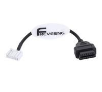 FRCVESNG Câble de diagnostic 20 broches compatible avec Tesla Model X Model S après 2015, câble adaptateur OBD2 OBD 20 broches vers OBD 16 broches pour instrument de diagnostic