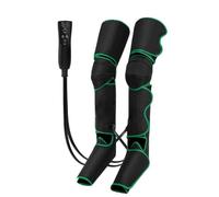 Frcychri Appareil De Massage Jambes Pressothérapie, Compression/Shiatsu/Pétrissage, Masseur Jambes pour Circulation Sanguine, Compression Masseur Cuisses Genous Mollets Pieds, 3 Intensités Green