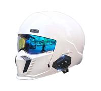 Frcychri Bluetooth Modulaires Moto pour Unisex-Adulte, Chapeau De Sécurité Amovible pour Vélo, Homologué ECE, pour Anti-Collision Casque Scooter Casque, Adultes Hommes Femmes U,X-Large