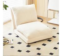 Frcychri Canapé Compressible Convertible, Se Transforme en Lit Simple Et Siège Relax, Mousse Haute Résilience avec Housse Lavable, Canapé Moderne Design, pour Salon, Chambre, Petits Espaces White