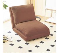 Frcychri Canapé Compressible Convertible, Se Transforme en Lit Simple Et Siège Relax, Mousse Haute Résilience avec Housse Lavable, Canapé Moderne Design, pour Salon, Chambre, Petits Espaces Brown