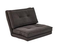 Frcychri Canapé Compressible Convertible, Se Transforme Lit Simple Siège Relax, Mousse Haute Résilience Housse Lavable, Canapé Moderne Design, pour Salon, Chambre, Petits Espaces Brown Gray,L