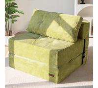 Frcychri Canapé Sectionnel À Compression Vide Pliable - Méridienne Convertible avec Rembourrage Moelleux pour Salon/Chambre Green