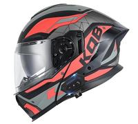 Frcychri Casque De Moto Modulaire Bluetooth, Casque Moto Homme Avant Rabattable Modulaire avec Double Visière Anti-Buée, Homologué ECE, Casque Moto pour Hommes/Femmes K,2X-Large