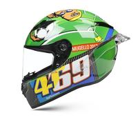 Frcychri Casque Intégral en Fibre De Carbone avec Spoiler, Modulaire Casque Moto Intégrée Double Visière, pour Unisex-Adulte Rue Vélo Croiseur Trottinette Approuvé par Le Dot/ECE N,Small