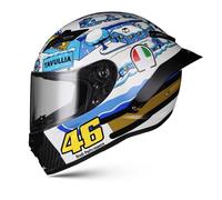 Frcychri Casque Intégral en Fibre De Carbone avec Spoiler, Modulaire Casque Moto Intégrée Double Visière, pour Unisex-Adulte Rue Vélo Croiseur Trottinette Approuvé par Le Dot/ECE J,Small