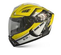 Frcychri Casque Intégral en Fibre De Carbone avec Spoiler, Modulaire Casque Moto Intégrée Double Visière, pour Unisex-Adulte Rue Vélo Croiseur Trottinette Approuvé par Le Dot/ECE V,2X-Large