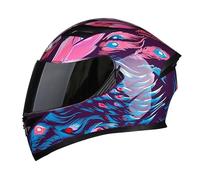 Frcychri Flip-Up Casque Moto Integral Modulable - Homologué ECE R22.06, avec Flip-Up Anti-Buée Double Visière Et 3 Trous De Ventilation, Léger, pour Adulte Homme Femme, Scooter V,X-Large