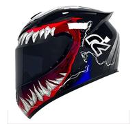 Frcychri Homologué ECE R22.06 Casques Modulable Integral Moto - avec Flip-Up Anti-Buée Double Visière Et Doublure Amovible, Léger, pour Hommes Et Femmes, Scooter Et Racing U,2X-Large