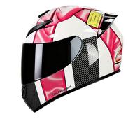 Frcychri Homologué ECE R22.06 Casques Modulable Integral Moto - avec Flip-Up Anti-Buée Double Visière Et Doublure Amovible, Léger, pour Hommes Et Femmes, Scooter Et Racing L,Medium
