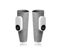 Frcychri Massage Jambes avec Chaleur Et Pressothérapie, 3 Modes, 3 Intensité, Compression Masseur Cuisses Genous Mollets Pieds, pour Circulation Sanguine, Compression/Shiatsu/Pétrissage Grey