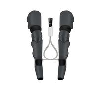 Frcychri Masseur Jambes pour La Circulation Sanguine, Masseur Cuisses Genous Mollets Pieds, Massage Jambes, Compression/Shiatsu/Pétrissage, Appareil Massage pour Jambes À Chaleur du Genou Grey