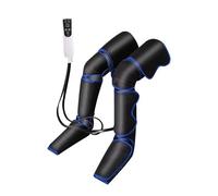 Frcychri Masseur Jambes pour La Circulation Sanguine, Masseur Cuisses Genous Mollets Pieds, Massage Jambes, Compression/Shiatsu/Pétrissage, Appareil Massage pour Jambes À Chaleur du Genou Black