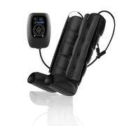 Frcychri Masseur Jambes Pressothérapie, Compression/Shiatsu/Pétrissage, Masseur Jambes avec Compression d'air Et Chaleur, 6 Modes, 5 Intensités, pour Circulation Et La Relaxation L'œdème Black