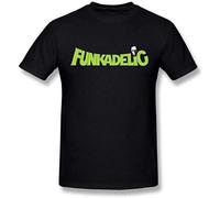FRDE265wdx BR Men's Parliament Funkadelic Logo Black T Shirt Black L