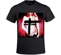 FRDE265wdx Indochine Paradize T Shirts for Men Crew Neck Black 3XL