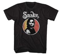 FRDE265wdx of Escape from York Movie Snake Bust Photo Kurt Russell Adult T Shirt Black XL