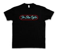 FRDE265wdx The Blue Oyster T-Shirt Police Club Symbol Neon Sign Logo Academy Gay Bar Black M