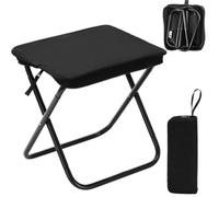 Frdelma Tabouret Pliant Portable, Tabouret de Camping Pliant léger avec Sac de Rangement Mini Tabouret Pliant pour Les activités de Plein air randonnée (Chaise Pliante avec Sac de Rangement)