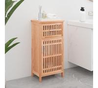 Frdhee Armoire de bureau, garde-manger, armoire de bureau, armoire à casier, armoire de salle de bain, 42 x 29 x 82 cm, en bois massif de noyer pour garage, bureau, chambre à coucher, montage facile