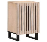 Frdhee Armoire haute avec lavabo - 38 x 34 x 58 cm - En bois massif de mangue - Pour entretien et accessoires de salle de bain - Peut être installée rapidement - Beaucoup d'espace de rangement