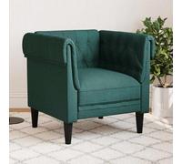 Frdhee Canapés pour adolescents, fauteuil Chesterfield, en tissu vert foncé, canapé-lit pour salon, bureau, chambre, salon, chambre à coucher