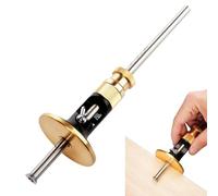 Frdhee Jauge de marquage de roue, outil de traçage parallèle en alliage d'aluminium, outil de traçage à mortaise pour projets de travail du bois, précision de 0,2 mm, lame enroulable