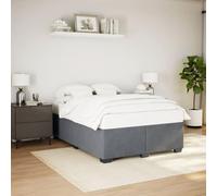 Frdhee Lit familial, moderne, pour adolescent, sans matelas, 160 x 200 cm, en velours, pour chambre d'amis, chambre à coucher, peut être installé rapidement, facile à monter