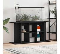 Frdhee Supports pour Aquariums, Support d'aquarium en chêne noir 120 x 40 x 60 cm Bois d'ingénierie Armoire avec Compartiments