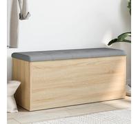 Frdhee Tabouret de salle à manger, banc de rangement en chêne 102 x 42 x 45 cm, matériau dérivé du bois pour chambre à coucher, salle d'essai