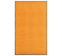 Frdhee Tapis pour chien, paillasson, lavable, orange, 90 x 150 cm, tapis d'entrée pour entrée, intérieur et extérieur couvert