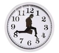 Frdun Horloge murale Aouln Silly Walks - Inspirée - Silencieuse - Décoration murale pour la maison et le salon