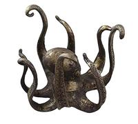 Frdun Sculpture en résine en forme de pieuvre, porte-tasse à café en forme de pieuvre, durable et accrocheur, vase à bijoux, support de collier