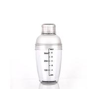 Frdun Shaker à cocktail transparent, avec échelle et bouchon passoire, shaker à cocktail, doseur à vin, doseur de thé pour bar, fête, maison