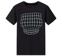 Frdun T-shirt court d'été à manches courtes pour femme - Illusion d'optique - Pour femme et fille