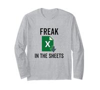 Freak in The Excel Sheets Tableurs Blague Amusante sur Ordinateur Manche Longue