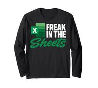 Freak in The Sheets, Accountant Funny Spreadsheet Excel Manche Longue