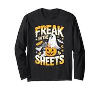 Freak in The Sheets Halloween Fantôme Punk Rock Citrouille Manche Longue
