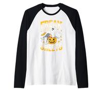 Freak in The Sheets Halloween Fantôme Punk Rock Citrouille Manche Raglan