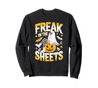 Freak in The Sheets Halloween Fantôme Punk Rock Citrouille Sweatshirt