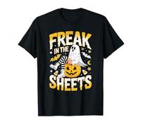 Freak in The Sheets Halloween Fantôme Punk Rock Citrouille T-Shirt