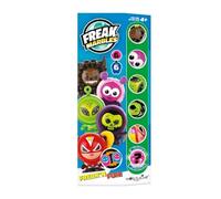 Freak Marbles Totem Pack C, 6 Billes colorées avec Leurs Motifs Assortis, Dont 1 Rare. Collectionnez, jouez et partagez pour Les Enfants âgés de 4 Ans et Plus.