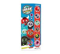 Freak Marbles Totem Pack D, 6 Billes colorées avec Leurs Motifs Assortis, Dont 1 Rare. Collectionnez, jouez et partagez pour Les Enfants âgés de 4 Ans et Plus.