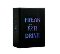 Freak Or Drink,Le jeu à boire le plus effrayant parfait pour les soirées romantiques, les anniversaires et les anniversaires de mariage,Cadeaux de couple,Jeux de couple (pack d'extension pour couple)