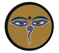 Freak Scene Autocollant - yeux de Bouddha - marron 7cm