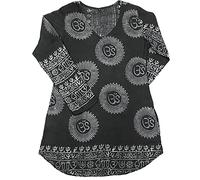 Freak Scene Chemise - Chemisier - Om Saira - Noir - XL - Chemise d'été