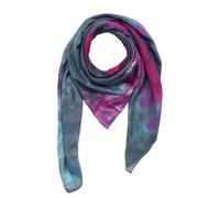 Freak Scene Echarpe en coton - Allover - tie dye - tissu carré