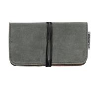 Freak Scene Pochette de Tabac en Daim avec Ruban - Gris - Pochette de Tabac - Sachet de Tabac